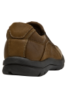mocasín hombre café cuero ideal para combinar con pantalón de caqui