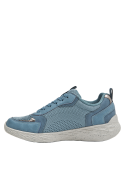 zapatilla azul mujer estilo casual con forro de malla transpirable