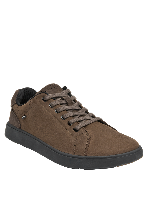 cafés zapatillas de hombre, tacón plano de 3 cm, estilo moderno y relajado