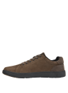 cafés zapatillas de hombre, estilo casual, confort diario, material cuero