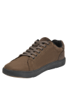 cafés zapatillas casuales para hombre, cuero, ideales para actividades urbanas