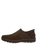 mocasín cuero moro hombre taco plano 3 cm ideal para comodidad