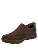 mocasín suave cuero moro hombre diseño anatómico para uso diario