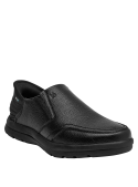 mocasín negro hombre casual EASY FIT, calce adaptable sin necesidad de atar.