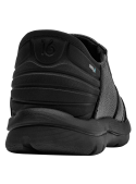 mocasín negro hombre casual con planta plana de 3 cm, comodidad para el día a día.