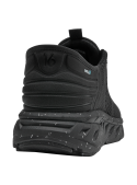 Zapatillas cómodas negras para hombre, estilo urbano, fácil calce con sistema EASY FIT.