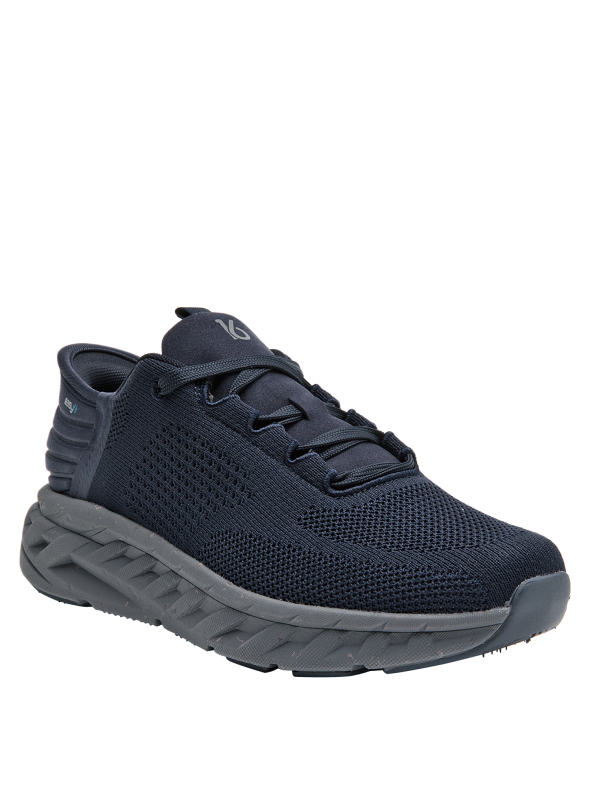 Zapatillas de estilo casual en azul para hombre, perfectas para combinar con jeans.