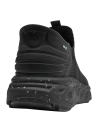 Calzado negro para hombre, estilo casual, con forro de mesh para mayor transpirabilidad.