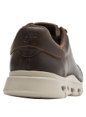 calzado café de cuero para hombre, estilo casual, perfecto para combinar con jeans o chinos