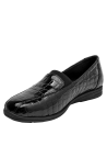 mocasín negro cuero mujer estilo formal recomendado para trabajo
