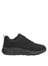 Zapatillas negras para hombre, estilo casual, material sintético, ideales para actividades diarias.