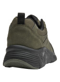 Calzado sintético verde para hombre, estilo casual, perfecto para caminar y estar activo.