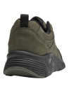 Calzado sintético verde para hombre, estilo casual, perfecto para caminar y estar activo.