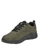 Zapatillas urbanas verdes para hombre, estilo casual, ideales para actividades diarias.