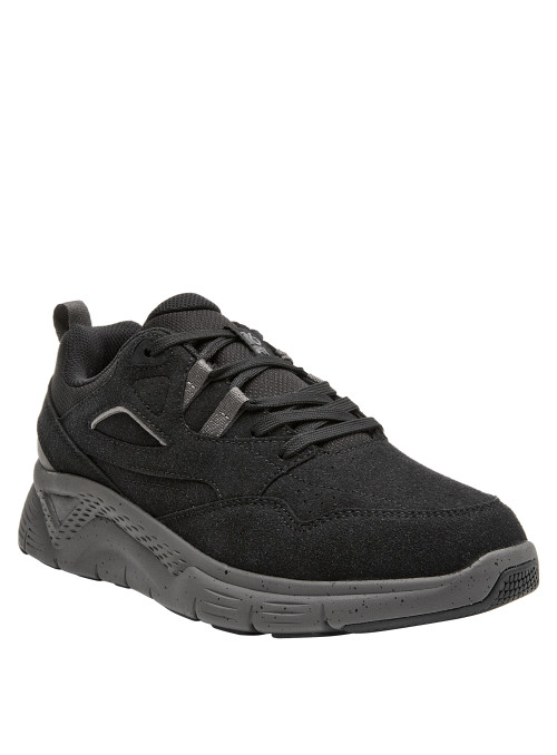 Zapatillas urbanas negras, combinan bien con jeans o shorts.
