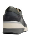 zapatillas de cuña azul para mujer, estilo casual, ideal para uso diario.