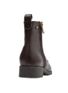 Calzado café casual para mujer, perfecto para un look urbano, con taco plano de 2.5 cm.