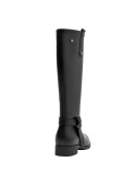Bota negra mujer cuero, diseño anatómico, perfecta para un look moderno y cómodo en el día a día.