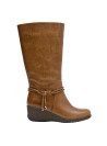 botas de cuero para mujer, forro de mesh, frescura en cada paso