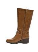 botas camel para mujer, diseño anatómico, confort excepcional