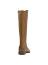 Bota de mujer camel de cuero, estilo casual, ideal para uso diario.