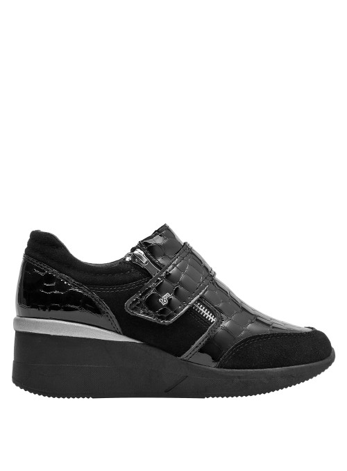 zapatillas negras charol mujer perfectas para brillar en la vida urbana
