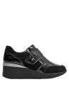 zapatillas de charol negro mujer diseño versátil para ocasiones casuales
