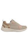 Zapatillas ligeras taupe para mujer, punta redonda, perfectas para un look diario.