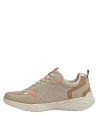 Calzado femenino taupe, estilo casual, ideal para usar con leggings y chaqueta.