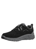Zapatillas urbanas negras para hombre, estilo casual, ideales para uso diario.