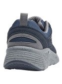 Zapatilla azul para hombre con diseño anatómico, recomendada para uso diario y confort.