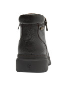Calzado casual en cuero moro para hombre, taco plano de 5 cm, ideal para un look urbano.
