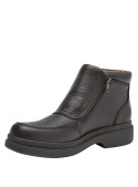 Botín de cuero moro para hombre, estilo casual, ideal para caminatas y actividades laborales.
