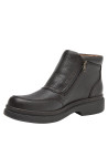 Botín de cuero moro para hombre, estilo casual, ideal para caminatas y actividades laborales.