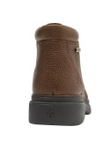 Calzado casual café para hombre, taco plano de 5 cm, perfecto para jeans y camisetas.