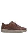 Zapatillas casuales de cuero color moro para hombre, perfectas para un look urbano y relajado.