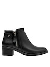 Botines negros mujer, estilo urbano, adecuados para actividades diarias y casuales.