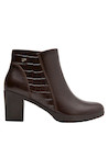elegantes botines de mujer en color moro, casuales y cómodos, ideales para el día a día