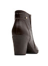 botines de cuero para mujer, color moro, perfectos para actividades diarias y looks elegantes