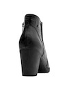 Botines casuales negros para mujer, altura cómoda de 7 cm, versátiles.