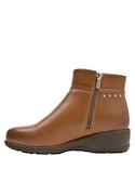 botines camel mujer estilo casual, perfectos para jeans y vestidos