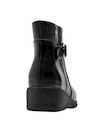 calzado casual negro para mujer, cuña de 5 cm, perfecto con jeans o vestidos