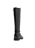 calzado casual negro de mujer, taco plano de 2.5 cm, recomendado para paseos