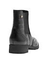 calzado casual negro para mujer, taco plano de 2.5 cm, cómodo y elegante