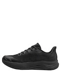 Calzado unisex negro con sistema EASY FIT, cómodo para actividades cotidianas.