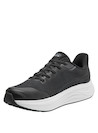 Zapatilla textil negra unisex estilo casual, ideal para actividades diarias y comodidad continua.