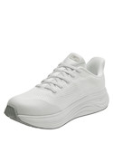 zapatillas blancas unisex estilo casual para uso diario, material textil, diseño flexible y ligero