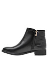 Botín negro para mujer, diseño anatómico, perfecto para combinar con jeans.