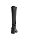 Botas de mujer en negro, diseño casual, perfectas para combinar con faldas fluidas.