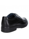 Zapato de cuero negro, estilo Derby para hombre, perfecto para el día a día.